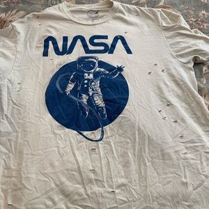 Distressed nasa tee
